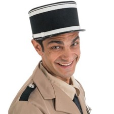 Polizei mütze schwarz - mütze, 59