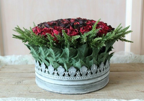 Künstliche blumen dunkelrote - künstliche,