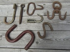 7 WURSTHAKEN Haken u.a. HAUSSCHLACHTEN nach 1930 METZGER Fleischer Sclachter