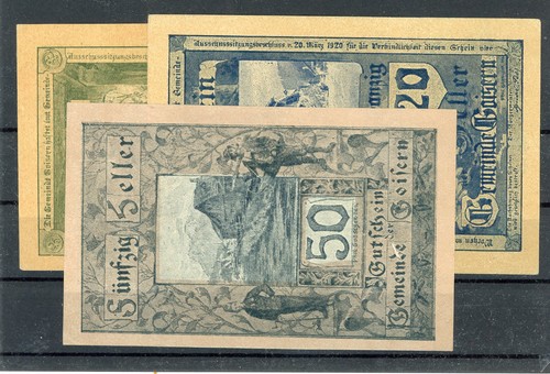 Goisern scheine notgeld - 3,