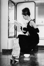 Audrey Hepburn with Cat