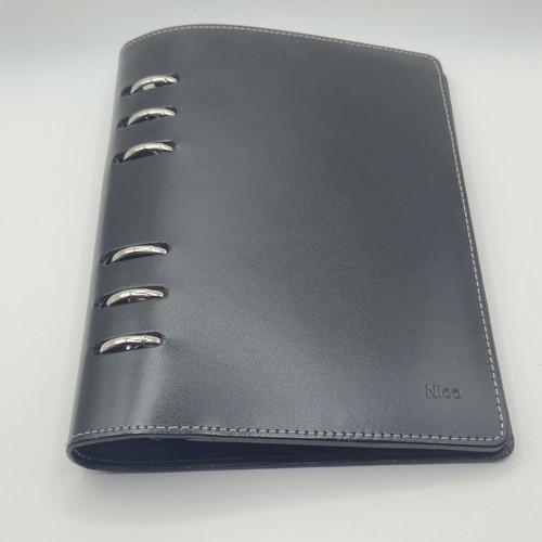 Leder ringbuch zeitplaner - leder,
