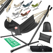 KESSER® Hängematte mit Gestell XXL Hängeliege Outdoor Sonnenliege bis 200kg Pool