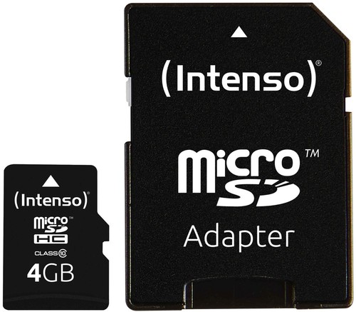 Intenso micro sdhc karte - sdhc, 4gb