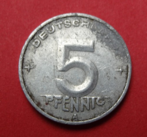 Ddr pfennig 1950 umlauf - 1950, a