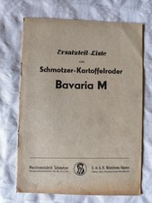 Schmotzer Kartoffelroder Bavaria M Ersatzteilliste K70