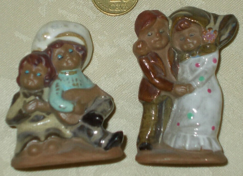 Keramik miniatur figuren - 2,