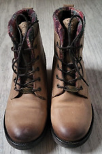 Sansibar Sylt Boot gefüttert Winter Leder Größe 39 in Beige