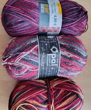 3 Knäuel a 100 G Sockenwolle