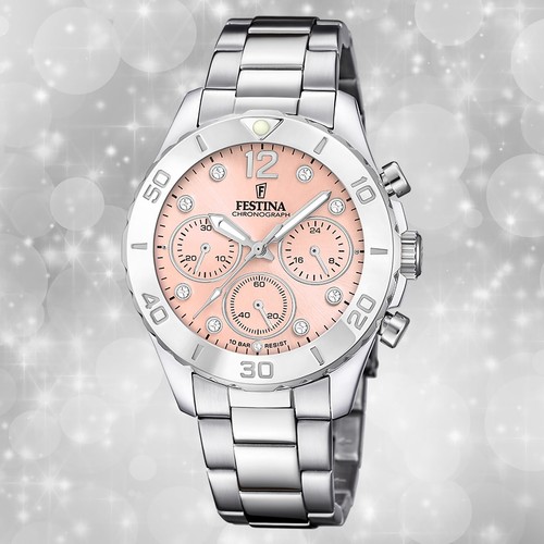 Festina damenuhr edelstahl - damenuhr,