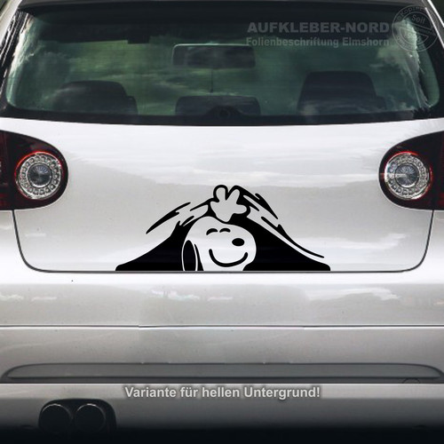 Snoopy autoaufkleber 60cm - snoopy,