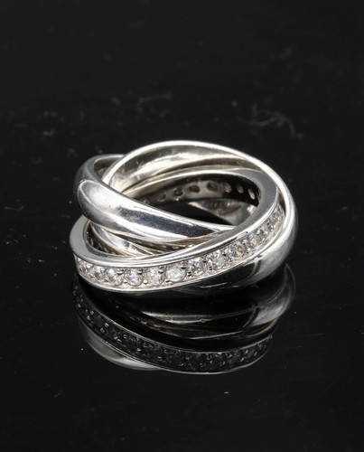 925 silberring dreierring - 925/-, silberring,