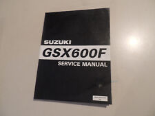 Work shop Repair manual SUZUKI GSX600F 1998 Reparaturanleitung Werkstatthandbuch