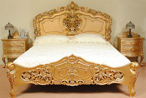 Gold königlich doppelbett - gold,
