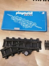 Playmobil Eisenbahn  -   Weiche rechts   -   4389 (1) mit 2 Verbinder