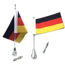 2x Motorrad Deutschland Flagge