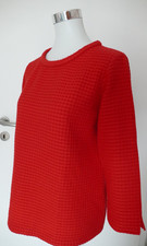 Rabe schicker warmer Damen Pullover Gr. 46  rot sportlich 3/4-arm
