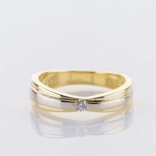 Ring aus 585 Mehrfarbgold mit