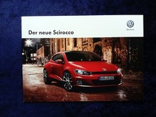 VW Scirocco III, Typ 13 R, Prospekt 3.2014,  mit R-Line