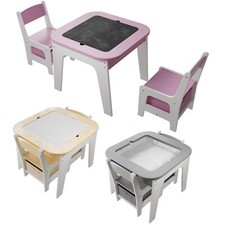Kindersitzgruppe Kindertisch Kinderstuhl Holz Spieltisch Set für Kinder Juskys®