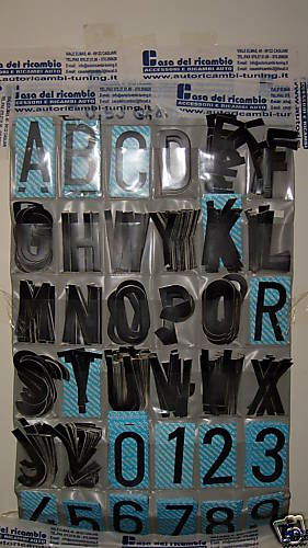 Buchstaben und zahlen - buchstaben,