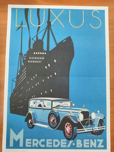 Mercedes benz werbeplakat - mercedes,