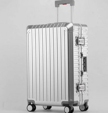 TWL Koffer Checked Trolley Set Suitcases Luggage Full Aluminum 45x30x72cm