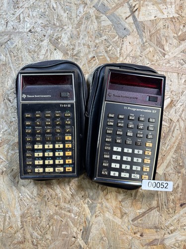 Texas instruments iii - instruments, ti-51-iii