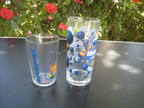Seltene rare orangina glas - rare,