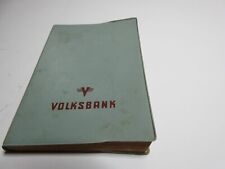 Postleitzahlen Taschenbuch 1961  Volksbank