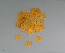 Zahlenkonfetti  Tischdeko Zahl