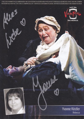 Autogramm yvonne köstler - autogramm,