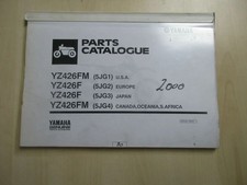 Yamaha YZ 426 FM YZ426F Ersatzteilkatalog Ersatzteilliste Katalog 205JG-100