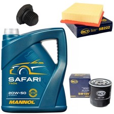 Motoröl Filter Set 20W-50 5