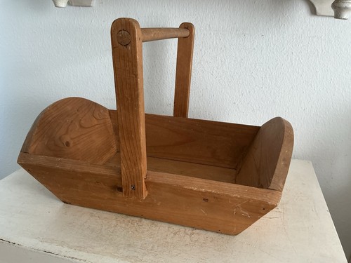 Alter uriger kleiner erntekorb - alter,