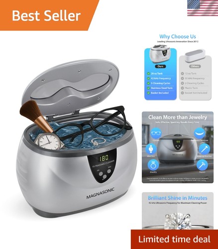 20oz ultrasonic cleaner with - ultrasonic,