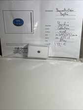 Saphir Cabochon, 1.25 ct, oval, blau, 7.1x5.3x3.3mm mit Zertifikat