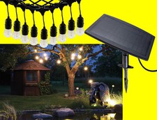 Biergarten-Lichterkette SOLAR
