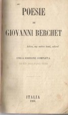 (Giovanni Berchet) Gedichte