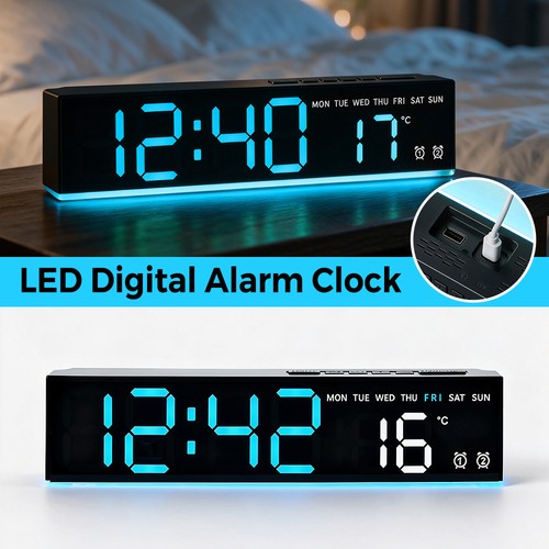 Digital uhr led digitalwecker - digital,