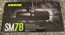 Shure SM7B Dynamisches Studiomikrofon - Dunkelgrau