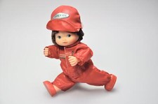 Speedy rallye racing NGK Puppe Werbefigur roter Overall 16cm hoch 70er-Jahre