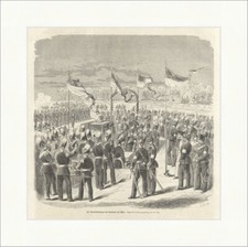 Die Grundsteinlegung des Denkmals in Alsen Beck Faksimile Superpreis V 0167