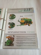 Schlepper Prospekt Landmaschinen Prospekt, Nr. 229 Weitere Prospekte Eingestellt