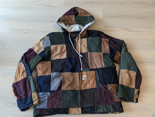 Carhartt patchwork jacke - patchwork,