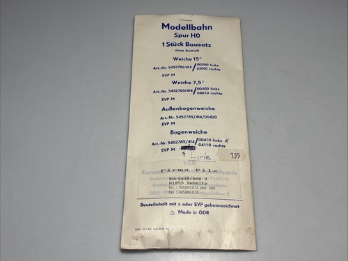 Spur ddr pilz modellgleis - ddr,