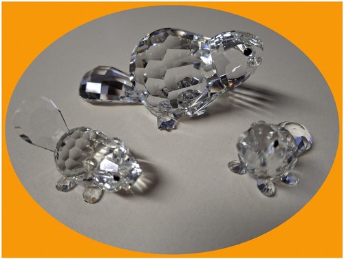 Swarovski biber familie 1x - swarovski, biber-familie: