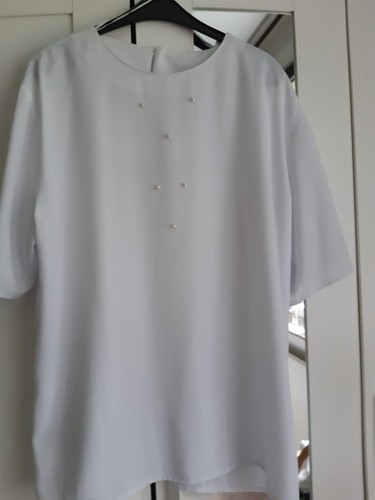 Weiße bluse festlich - /,