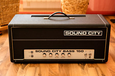 Sound City Bass 150 Verstärker Vintage  1974 Hiwatt Bass Guitar  KT 88 Tubes