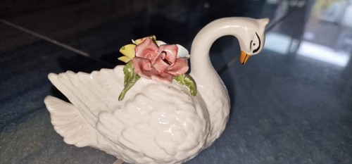 Schwan keramik deko - keramik,,
